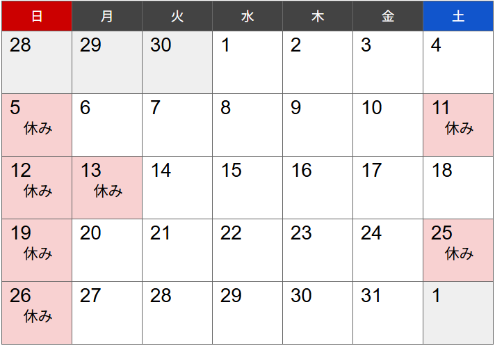 営業日