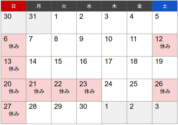 営業日