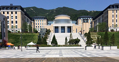 ▲釜山外国語大学のヨーロピアンなキャンパス♪