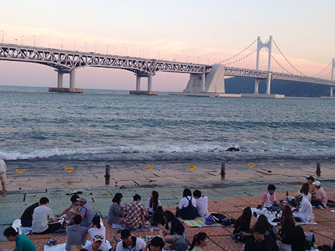 ▲釜山で学び、日本と韓国の架け橋に！