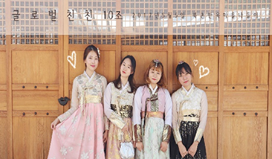 韓国人学生との交流の様子♥️